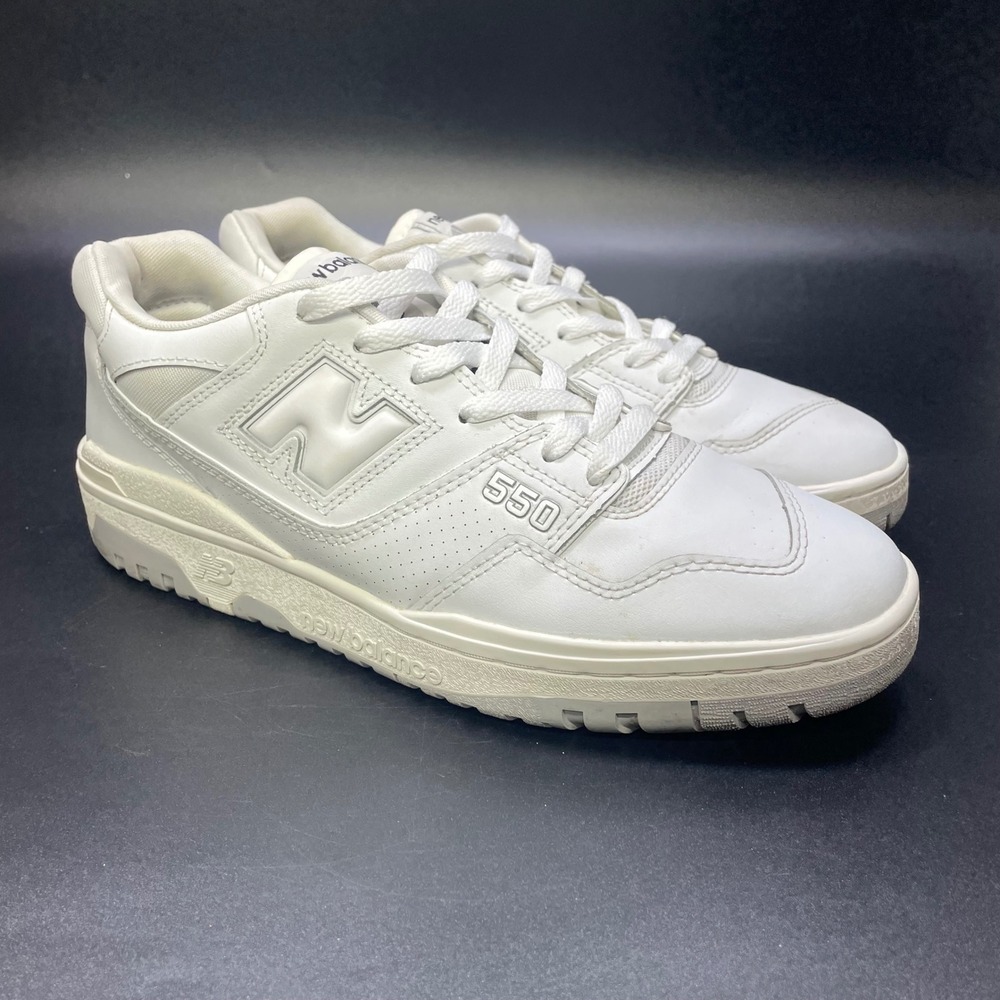 New Balance 550 Mens Size 10 White BB550PB1 Low Top Basketball Sneakers